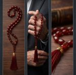 Premium Carnelian Tesbih / Prayer Beads with Gold Filigree and Tassel